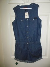 NWT 7 for all Mankind Lightweight Denim Shorts Romper Size Large - £15.97 GBP