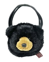 Bearington Bear Collection Plush Black Bear Purse Handbag Tote - £15.59 GBP