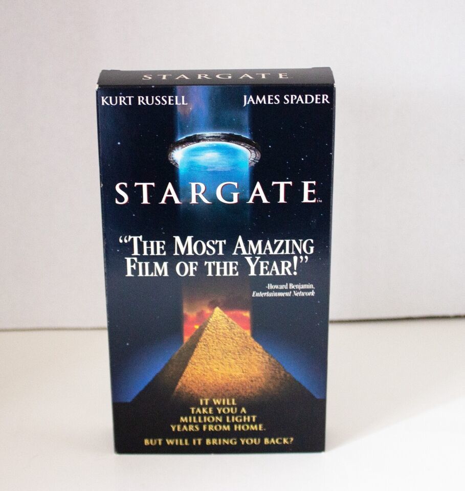 Stargate VHS Kurt Russell James Spader Sci-Fi Fantasy Warner Home Vid 19... - £4.49 GBP