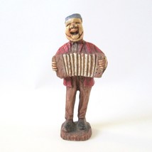 Vintage Syroco Figure Hobo Accordion Player Figurine Mid Century Style - £14.85 GBP