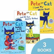 Pete the Cat Set (Pete the Cat I Love My White Shoes, Pete the Cat Rocking in My - £23.50 GBP