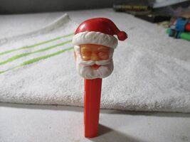 Vintage 1970s Santa Claus closed eyes PEZ Dispenser No Feet Austria - $24.74