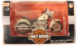 Maisto 1:18 Harley-Davidson Series 10 2000 FLSTF Fat Boy Motorcycle - €9,61 EUR