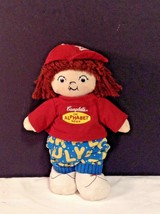 Campbells Soup Plush Girl Doll 8 in Tall Stuffed Animal Toy - $8.91