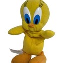 Warner Bros 1997 Tweety Bird Mini Bean Bag 6 inch Plastic Eyes Plush  - $11.68