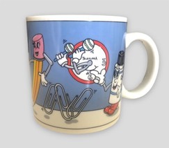 Vintage Teleflora Secretary’s Day Dancing Pencils 1983 Coffee Cup Mug - £8.79 GBP