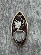 US Navy Seabees Ball 2019 Challenge Coin Bottle Opener Diego Garcia Cons... - $49.49