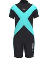 Hevto Wetsuits Kids and Youth Full Shorty Wet Suit 3/2mm Neoprene ~NEW~ ... - £38.55 GBP
