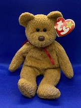 TY Original Beanie Baby Teddy Bear Plush Stuffed Animal DOB April 12 199... - £3.77 GBP