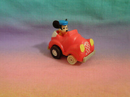 Vintage 1988 McDonald&#39;s Disney Miniature Mickey Mouse Pullback and Go Car (2) - £1.52 GBP