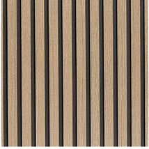 Textured Brown Wood Slat Wallpaper - Easy Install 17.5”x100” Self-Adhesive - $24.70
