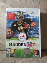 Nintendo Wii Madden NFL 11 Game Complete Tested &amp; Works EA Sports Rated E  - £7.82 GBP