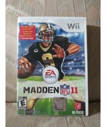 Nintendo Wii Madden NFL 11 Game Complete Tested &amp; Works EA Sports Rated E  - £7.78 GBP