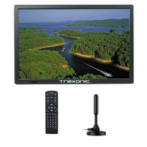 Trexonic 15.4” Portable LED Digital TV w Remote HDMI AV SD USB Rechargeable - $149.71