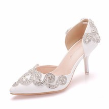 Wedding Shoes Fashion Womens Party Dress Summer High Heels Sandals - £67.24 GBP