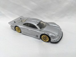 Vintage 1999 Hot Wheels Silver Mercedes CLK-LM Toy Car 3&quot; - £23.29 GBP