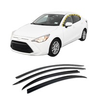 Rain Guards for Scion iA 2016 (4PCs) Smoke Tinted Tape-On Style - $122.95