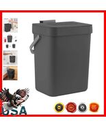 Small Garbage Bin with Removable Lid: Ideal for Kitchen &amp; Bathroom Use - $39.71 CAD