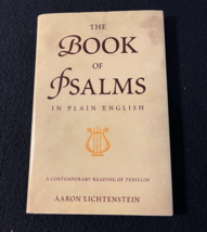 Book of Psalms in Plain English Reading of Tehillim Aaron Lichtenstein H... - £9.43 GBP