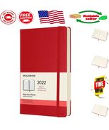 Large 5&quot; x 8.25&quot; Scarlet Red Daily Planner - Hardcover for Every Day Suc... - $53.14 CAD