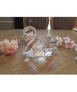 Waterford Society Crystal Swan Paperweight 5.5&quot;L Solid Signed 1996 LotJ - $131.62