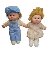 2 Blue Box Flower Kid Baby Doll Boy Blue Overalls Girl Polk a Dot Dress ... - £17.32 GBP