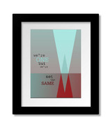 One by U2 - Classic Rock Music Love Song Lyric Art Print, Canvas, or Plaque - $26.05 CAD+
