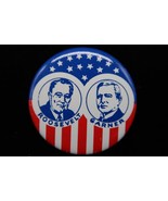 Vtg 1936 Franklin D. Roosevelt &amp; John Nance Garner Campaign Button Repro... - $149.19 MXN