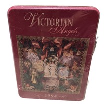 Hallmark Springbok Victorian Angels Xmas Puzzle 500 Piece Collectible Tin 1994 - $19.99