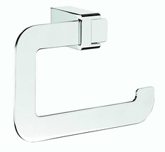 Alice polished chrome small towel ring. Hand towel holder - £99.58 GBP