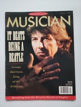 1990 Musician Mag March George Harrison Beatles King of Wilburys - The Kinks M93 - £9.58 GBP