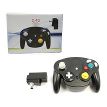 Nintendo Gamecube Jet Black Wireless Og Wave Controller (Wii 2.4G Gamepad) - £44.04 GBP