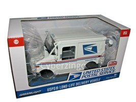 United States Postal Service Long Life Vehicle Greenlight 1:24 Diecast B... - $32.98