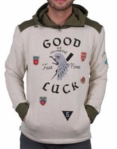 Staple Oatmeal Heather Delta Airforce Good Luck Hoodie NWT - $964.19 MXN