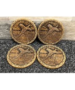 Matina Brand 3M Decor Products Leather Look Pheasant Coasters Hunting - ... - $14.50