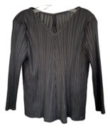 Women&#39;s Pleated Dress Top 3/4 Sleeve V-Neck Stretch - One Size Black - $276.89 MXN