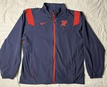 Nike Ole Miss Rebels Jacket Men’s Size Large Blue Red Full Zip Long Sleeve - $40.77 CAD