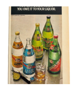 1977 Canada Dry Liquor Mixers Advertisement Distillery Tonic Water DWF15 - $27.34 CAD
