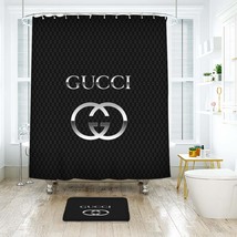 Gu_cci 08 Custom Shower Curtain Bath Mat Bathroom Waterproof Decorative Bathtube - £14.93 GBP+