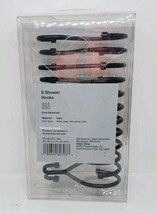 Threshold S Hook Shower Curtain Rings Matte Black Rust Resistant Zinc image 3