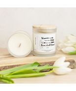 &quot;Women Didn&#39;t Start This Fire&quot; Frosted Glass Coconut Soy Wax Candle.Eco ... - £17.26 GBP