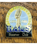1989 LA Rams Booster Club Lapel Hat Cap Tie Pin - £13.31 GBP