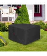 Amolliar Gas Fire Pit Cover Square Premium Patio Outdoor 100% Water-Proo... - $29.68