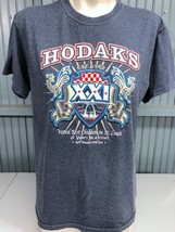 Hodaks Hodak&#39;s Famous Fried Chicken St. Louis Gray T-Shirt Medium - £11.37 GBP