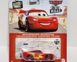 Disney Pixar Cars On the Road 2022 Road Trip Lightning McQueen Metal Die... - $11.87