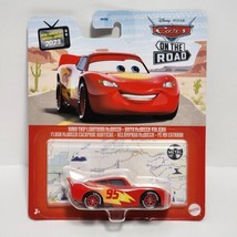 Disney Pixar Cars On the Road 2022 Road Trip Lightning McQueen Metal Die... - $11.87