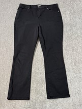 Ann Mashburn Jeans Pants Womens 32 x 27&quot; Black Stretch Casual Work Flare... - $49.49