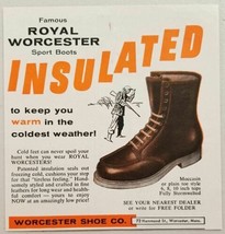 1956 Print Ad Royal Worcester Insulated Sport Boots Worcester Shoe,MA - £7.24 GBP