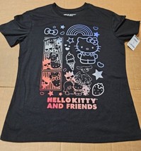 Sanrio Hello Kitty And Friends Short Sleeve T-Shirt Sz M 7-9 Red White B... - $10.70