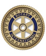 Rotary International Medallion for Box Cremation Urn/Flag Case - 2 Inch Diameter - $89.99